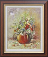 Almási László Csendélet Vázában 40x50
